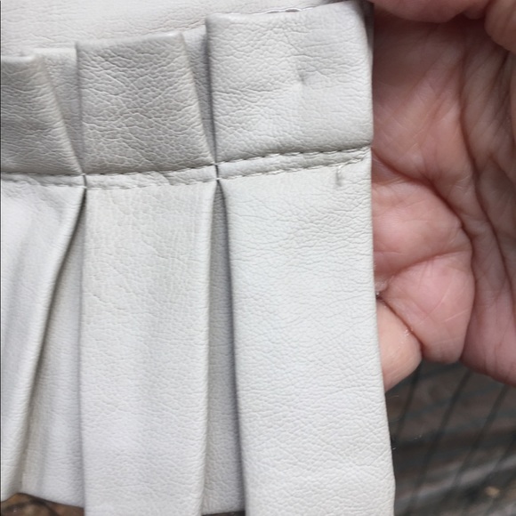 Bagatelle  creamy faux leather cropped oatmeal jacket ,HP 26-4 - Picture 7 of 16